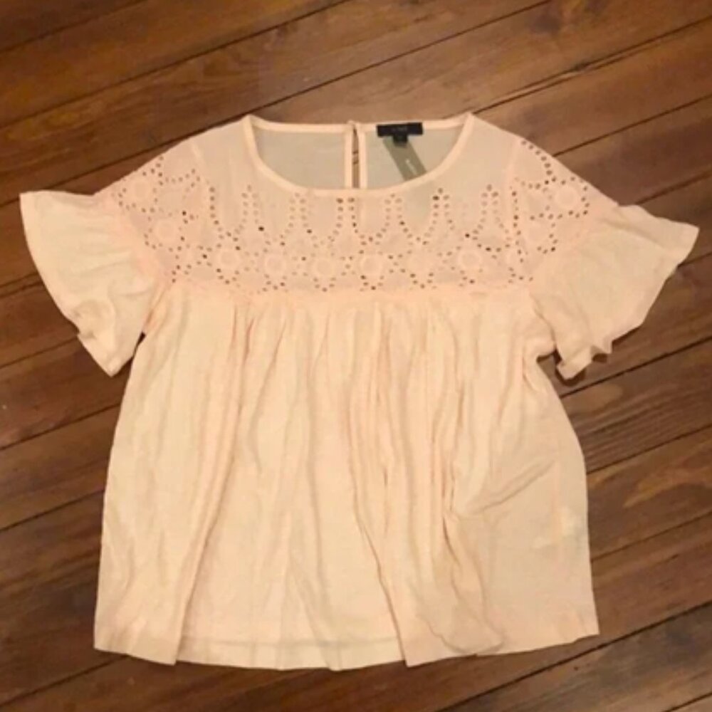 NWT 🌹 J. Crew Blush Top XS